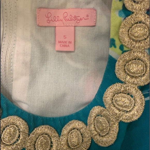 SOLD Euc girls Lilly Pulitzer shift dress size 5 - Picture 3 of 7